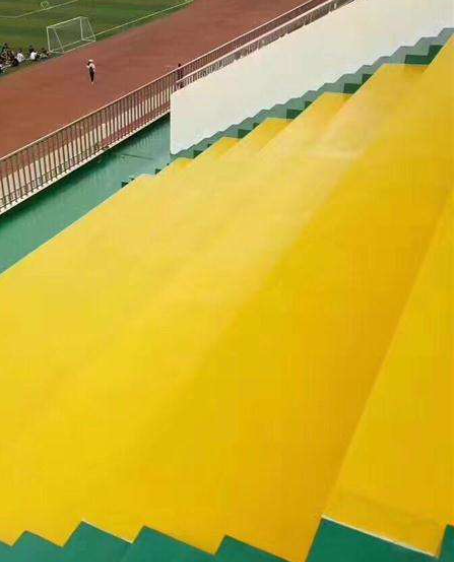道县球场台阶翻新修补改造